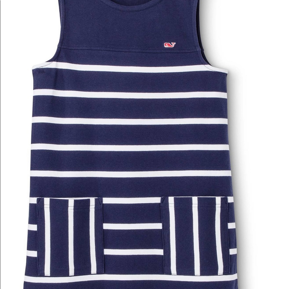 Girls Vineyard Vines Striped Tank Dress - Picture 3 of 3